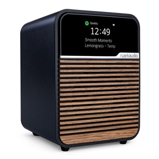 Radio mono Ruark Audio R1S Charcoal FM DAB+ Bluetooth Wi-Fi écran TFT 2,4"