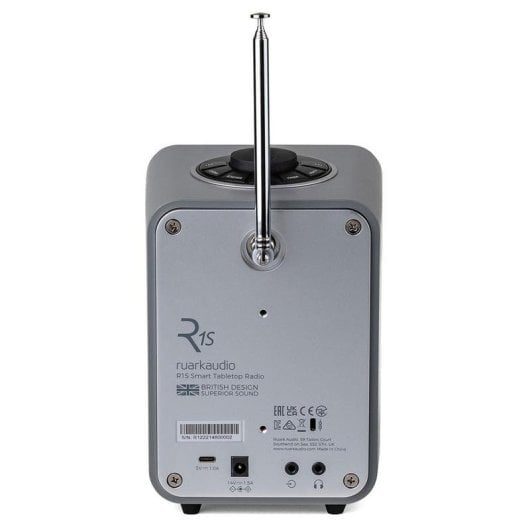 Radio mono Ruark Audio R1S Charcoal FM DAB+ Bluetooth Wi-Fi écran TFT 2,4"