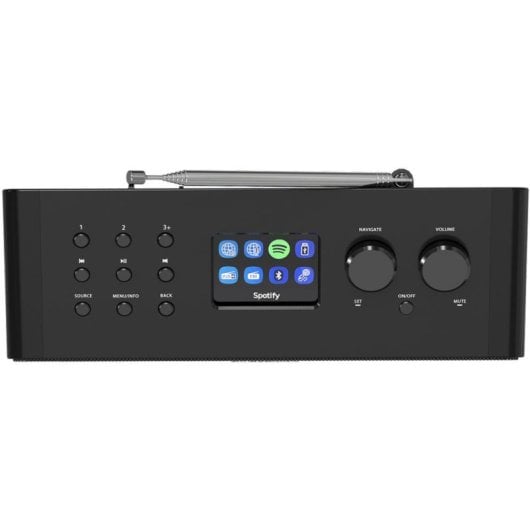 Rádio Kenwood CR-ST90S-B Wi-Fi Bluetooth DAB+ FM TFT 10W Preto