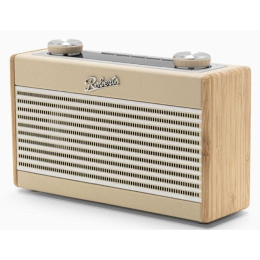 Rádio Roberts Rambler Uno Portátil DAB DAB+ FM Bluetooth Bambu Creme