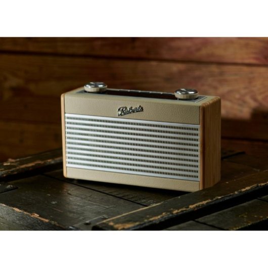 Rádio Roberts Rambler Uno Portátil DAB DAB+ FM Bluetooth Bambu Creme