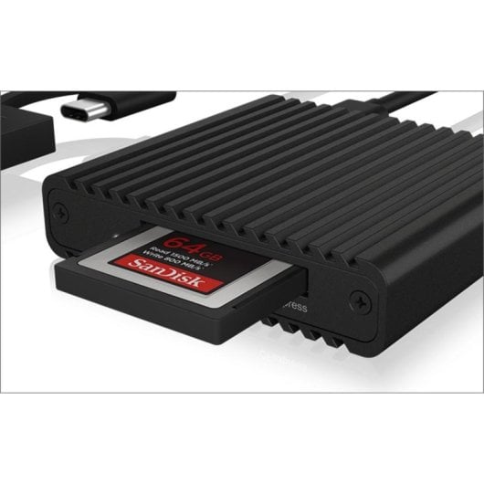 Lettore schede ICY BOX IB-CR404-C31 CFast 2.0 USB 3.2 Gen2 Alluminio Nero