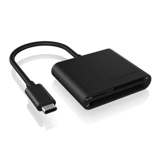 Lettore di schede ICY BOX IB-CR301-C3 USB-C 5000 Mbit/s Alluminio