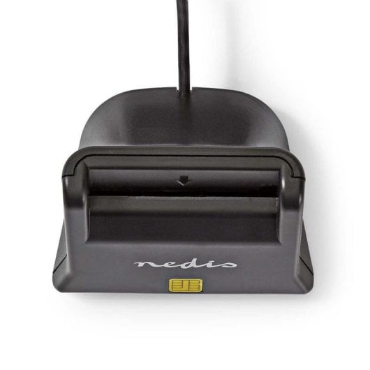 Leitor de Cartões Nedis CRDRU2SM3BK USB 2.0 Caixa ABS Preto