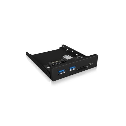 Pannello accessorio ICY BOX IB-HUB1417-i3 USB 3.2/Type-C Lettore SD MicroSD Nero