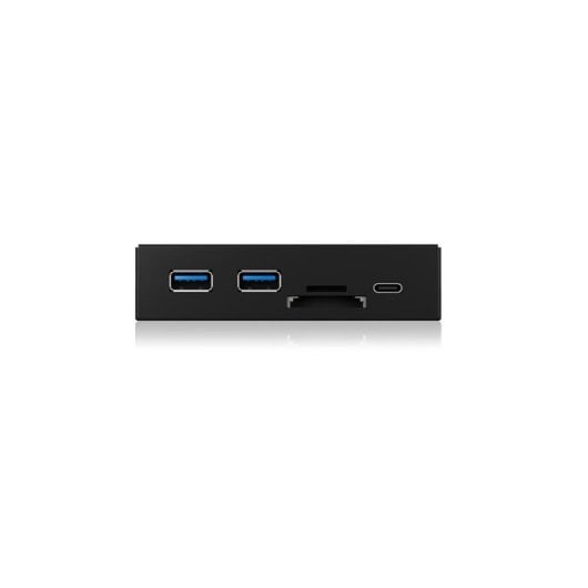 Pannello accessorio ICY BOX IB-HUB1417-i3 USB 3.2/Type-C Lettore SD MicroSD Nero