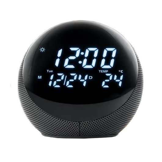 Réveil Radio Muse M-197 BT FM Bluetooth Double Alarme Écran LED 0,9"