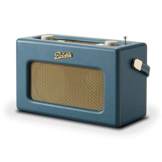 Rádio Roberts Revival iStream 3L Portátil Teal Blue Wi-Fi Bluetooth FM DAB+ Madeira