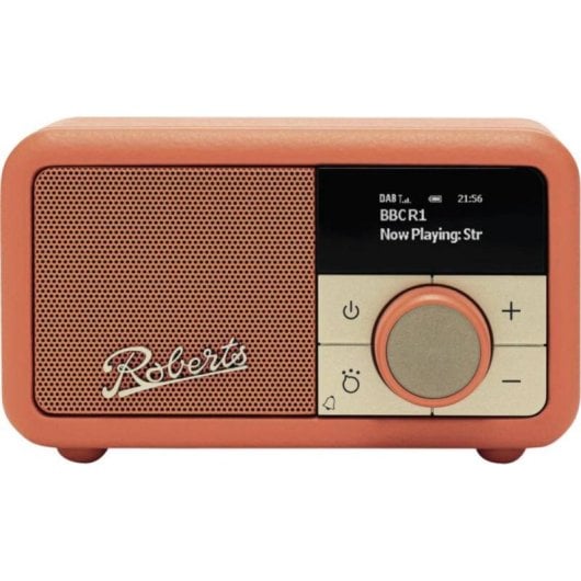 Rádio Portátil Roberts Revival Petite 2 Bluetooth FM DAB+DAB+ Alarme Laranja