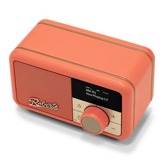 Rádio Portátil Roberts Revival Petite 2 Bluetooth FM DAB+DAB+ Alarme Laranja