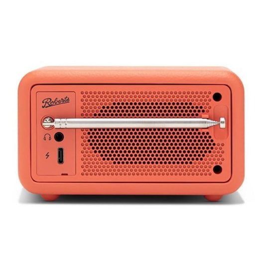 Rádio Portátil Roberts Revival Petite 2 Bluetooth FM DAB+DAB+ Alarme Laranja