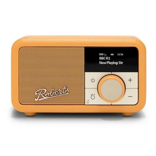 Radio Roberts Revival Petite 2 Jaune Bluetooth DAB+ USB-C Alarme