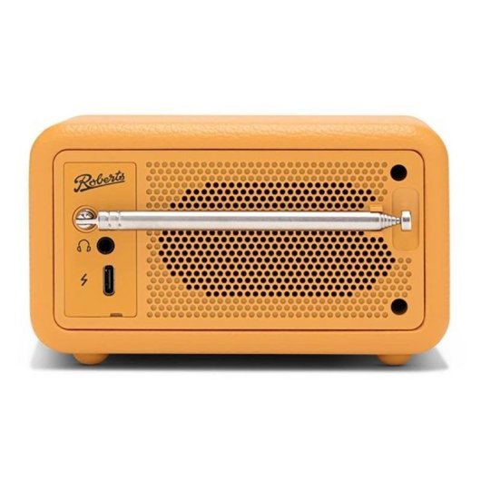 Radio Roberts Revival Petite 2 Jaune Bluetooth DAB/FM Alarme Batterie