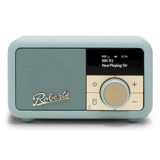 Radio portatile Roberts Revival Petite 2 DAB FM Bluetooth verde con sveglia