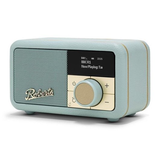 Radio portatile Roberts Revival Petite 2 DAB FM Bluetooth verde con sveglia