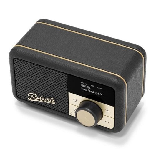 Radio portable Roberts Revival Petite 2 Noir DAB DAB+ FM Bluetooth Alarme