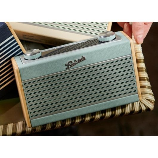 Rádio Roberts Rambler Uno Bluetooth DAB/DAB+ FM Blue/Green portátil