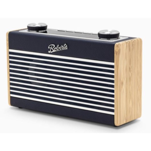 Rádio Roberts Rambler Uno Portátil DAB DAB+ FM Bluetooth Bambu Azul