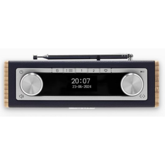 Rádio Roberts Rambler Uno Portátil DAB DAB+ FM Bluetooth Bambu Azul