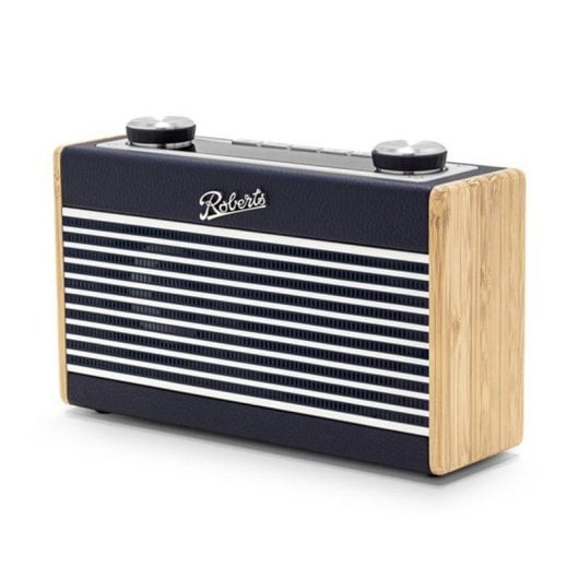 Rádio Roberts Rambler Uno Portátil DAB DAB+ FM Bluetooth Bambu Azul