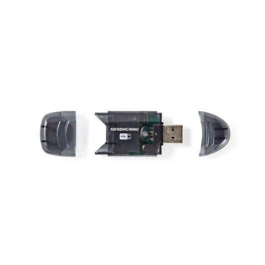 Lettore di schede Nedis CRDRU2100BK USB 2.0 Nero SD SDHC MMC