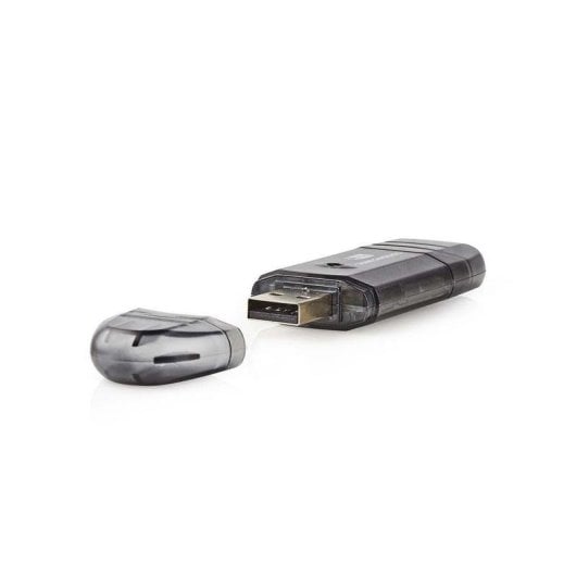 Lettore di schede Nedis CRDRU2100BK USB 2.0 Nero SD SDHC MMC