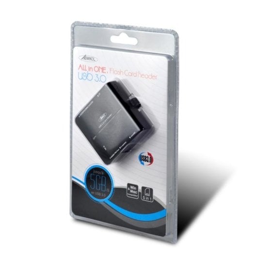 Lecteur de cartes Advance CR-008U3 USB 3.2 Gen 1 Plug&Play Noir