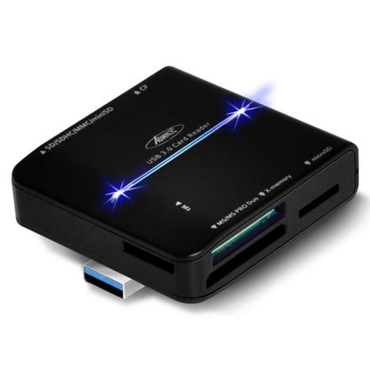 Lecteur de cartes Advance CR-008U3 USB 3.2 Gen 1 Plug&Play Noir