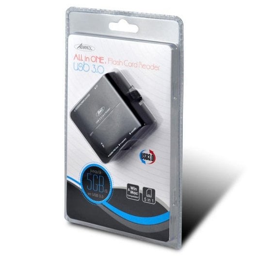Lecteur de cartes Advance CR-008U3 USB 3.2 Gen 1 Plug&Play Noir