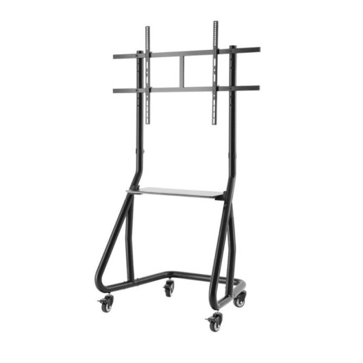 Support TV Hama 00220875 Trolley aluminium, roulettes, 49" à 100" hauteur réglable
