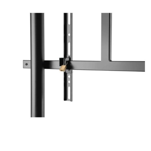 Support TV Hama 00220875 Trolley aluminium, roulettes, 49" à 100" hauteur réglable