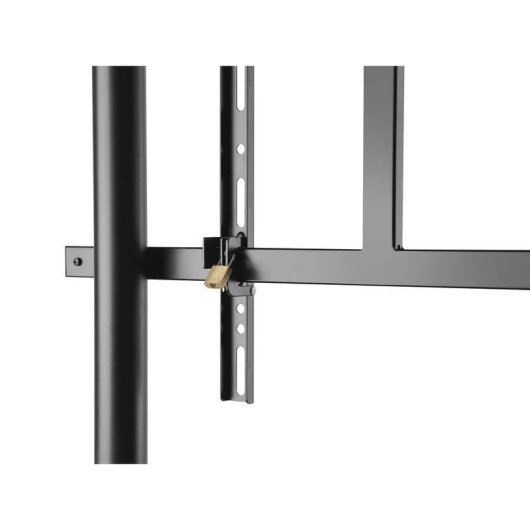 Support TV Hama 00220875 Trolley aluminium, roulettes, 49" à 100" hauteur réglable