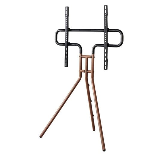 Supporto TV Hama Easel Design 37-75" Altezza regolabile Nero Noce
