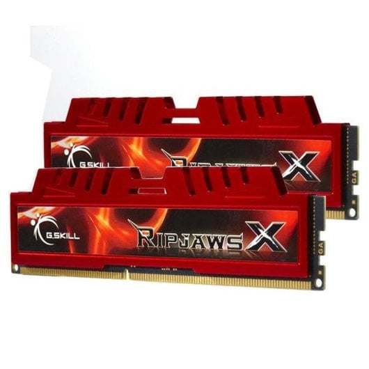 Memoria RAM G.Skill RipJaws X F3-14900CL10D-16GBXL 16GB 2x8GB DDR3 1866MHz CL10 Rojo
