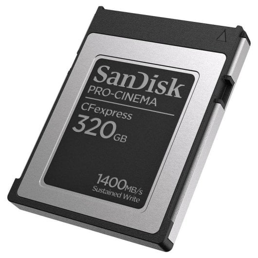 Scheda CFexpress Sandisk SDCFEC-320G-GN4NN 320GB Lettura 1700MB/s Scrittura 1500MB/s