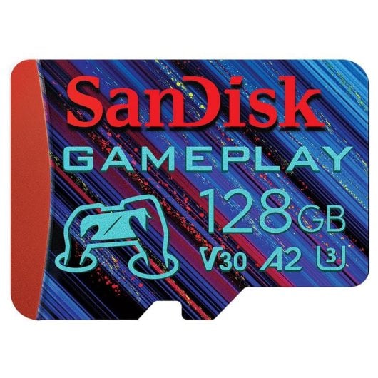 Memória Flash Sandisk SDSQXAA-128G-GN6XN 128GB MicroSDXC UHS-I Extreme A2 V30