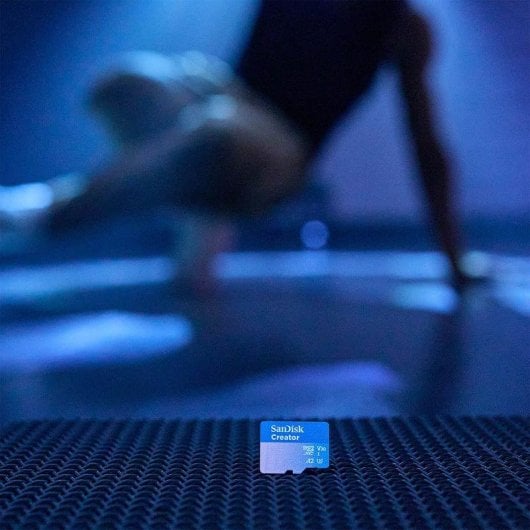 Carte microSD Sandisk Creator SDSQXAA-128G-GN6MS 128GB UHS-I U3 V30 adaptateur SD