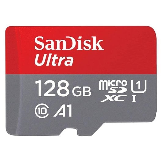Carte MicroSDXC Sandisk SDSQUAB-128G-GN6FA 128GB UHS-I U1 A1 140MB/s