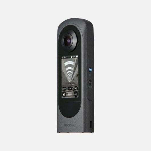 Kamera 360 Grad Ricoh Theta X 48 MP WiFi Bluetooth 5.7K LCD 46GB Grau Schwarz
