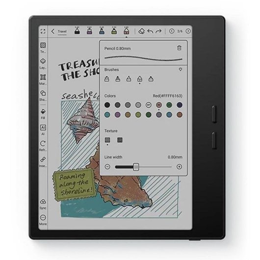 Libro Electrónico Boox Go Color 7" Wi-Fi Bluetooth pantalla táctil color Android