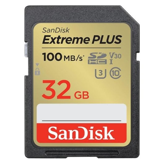 SD-Karte Sandisk SDSDXWT-032G-GNCIN Extreme PLUS 32GB UHS-I U3 V30 100MB/s