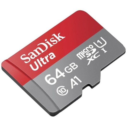 Cartão microSDXC Sandisk SDSQUAB-064G-GN6TA 64GB UHS-I U1 A1 140MB/s + Adaptador SD