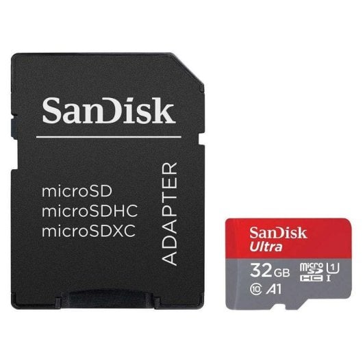 Carte microSD Sandisk SDSQUA4-032G-GN6TA 32GB UHS-I Classe 10 120MB/s