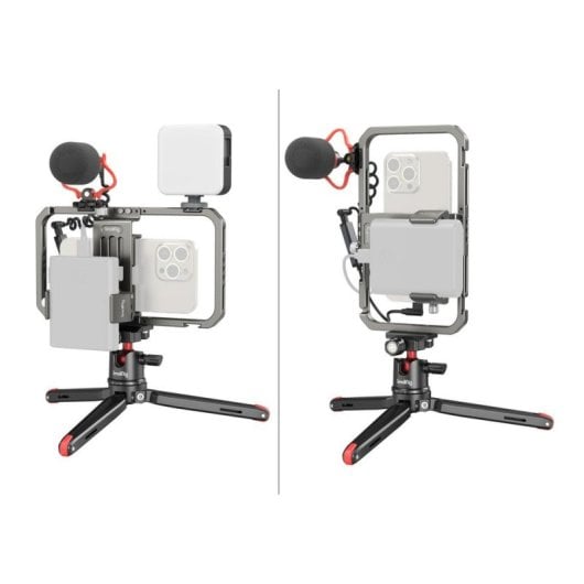 Kit de vídeo SmallRig 3384C LED aluminio silicona para móvil cualquier marca