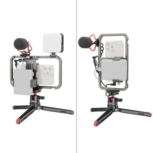 Kit de vídeo SmallRig 3384C LED aluminio silicona para móvil cualquier marca