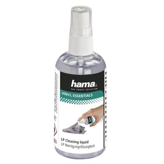 Kit de nettoyage vinyle Hama 00181421 brosse et liquide 100 ml noir