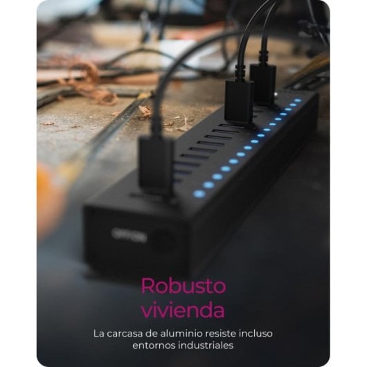 Hub ICY BOX 17 porte 5000 Mbit/s IB-HUB1717-U3 Alimentazione DC