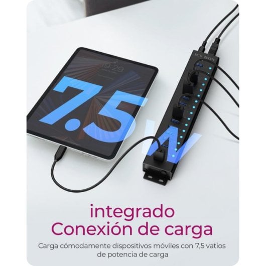 Hub ICY BOX 17 porte 5000 Mbit/s IB-HUB1717-U3 Alimentazione DC