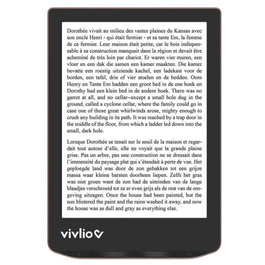 Livre électronique Vivlio PB634-K-VVO 6" Wi-Fi étanche bronze