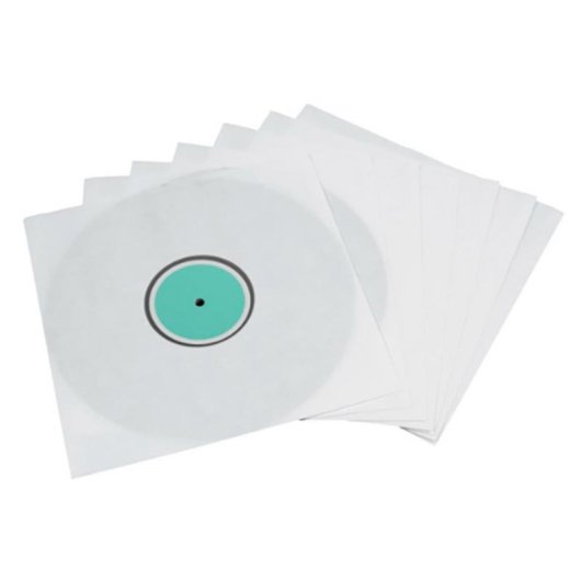 Funda disque vinyle Hama 00181431 papier blanc lot de 10